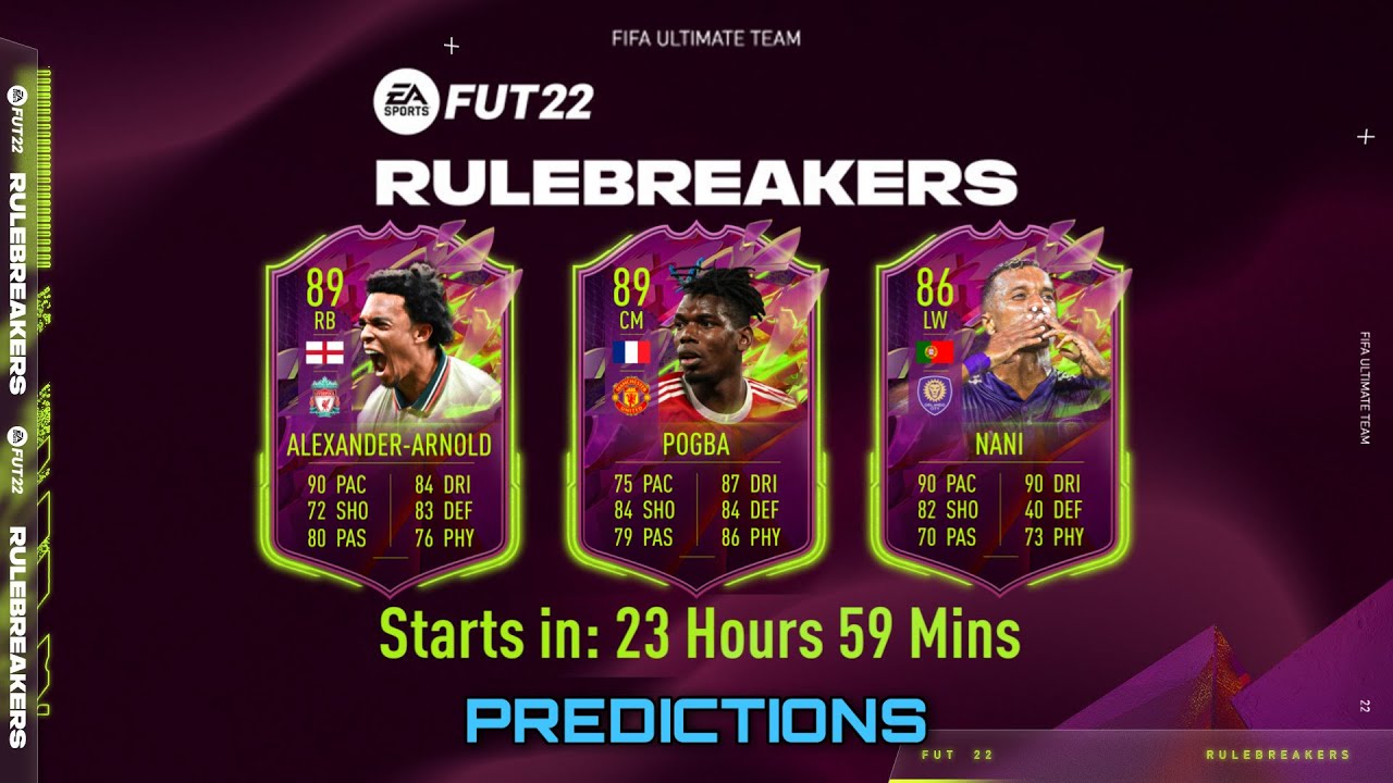 RULEBREAKERS RETURN ✅ | NEW LOADING SCREEN  PREDICTIONS & TEAM 1 CONCEPTS 👀 - #FIFA22 ULTIMATE TEAM