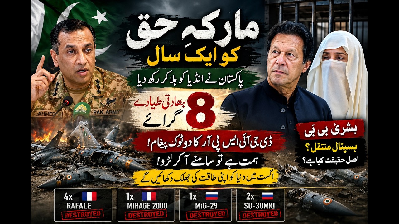 Battle of Haq Anniversary | DG ISPR Strong Message to India | Bushra Bibi Hospital News