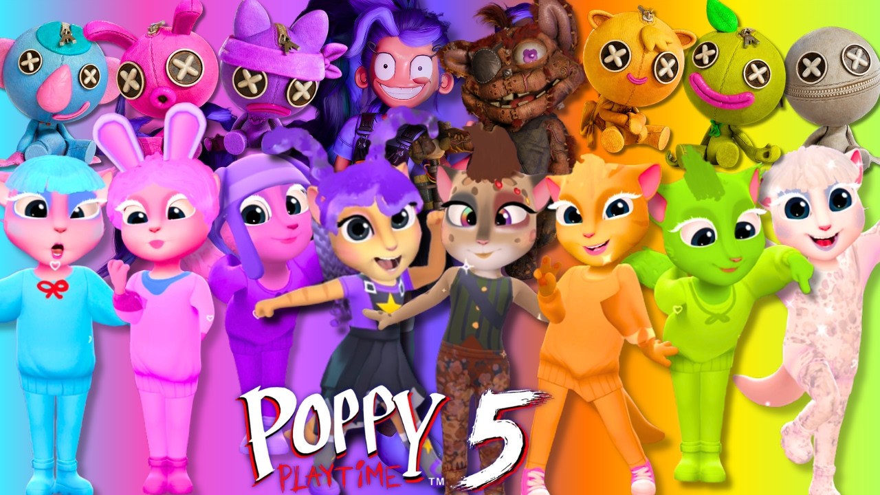 🌈 POPPY PLAYTIME 5 ➕ ANGELA 2 | Cosplay Makeover