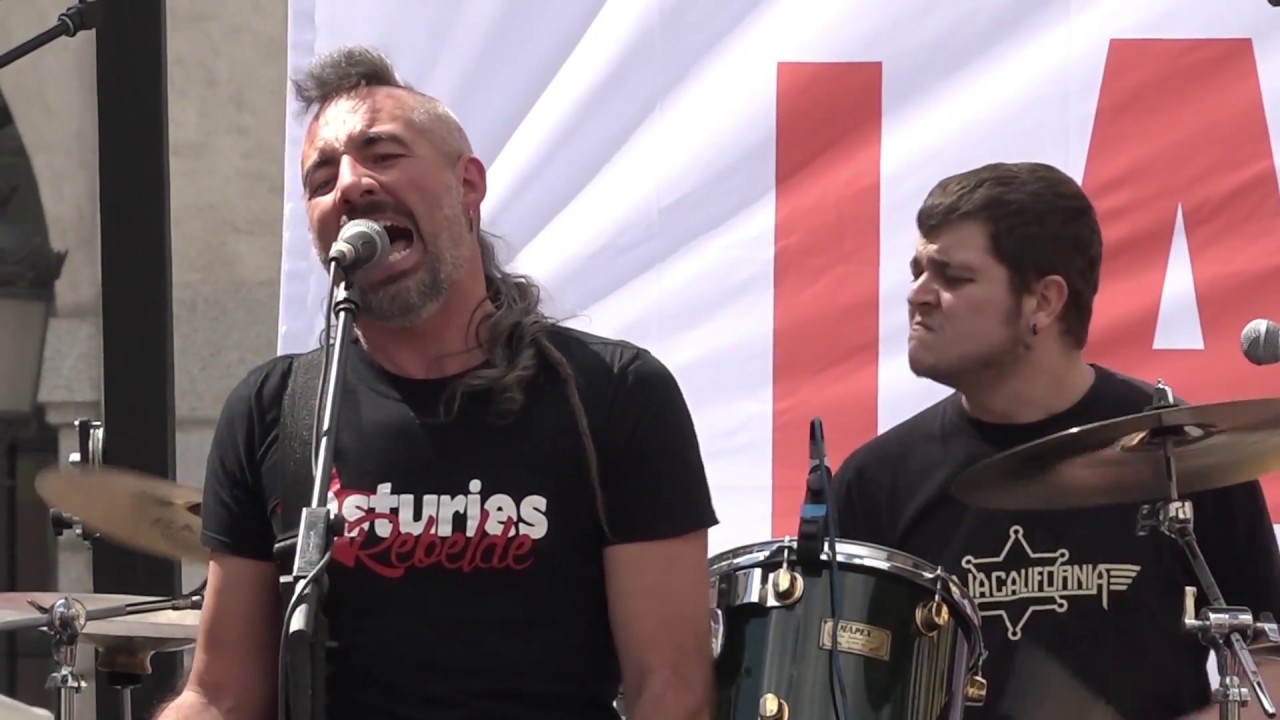 Concierto de  Fe de Ratas en los actos del 1º de Mayo de CGT 2018