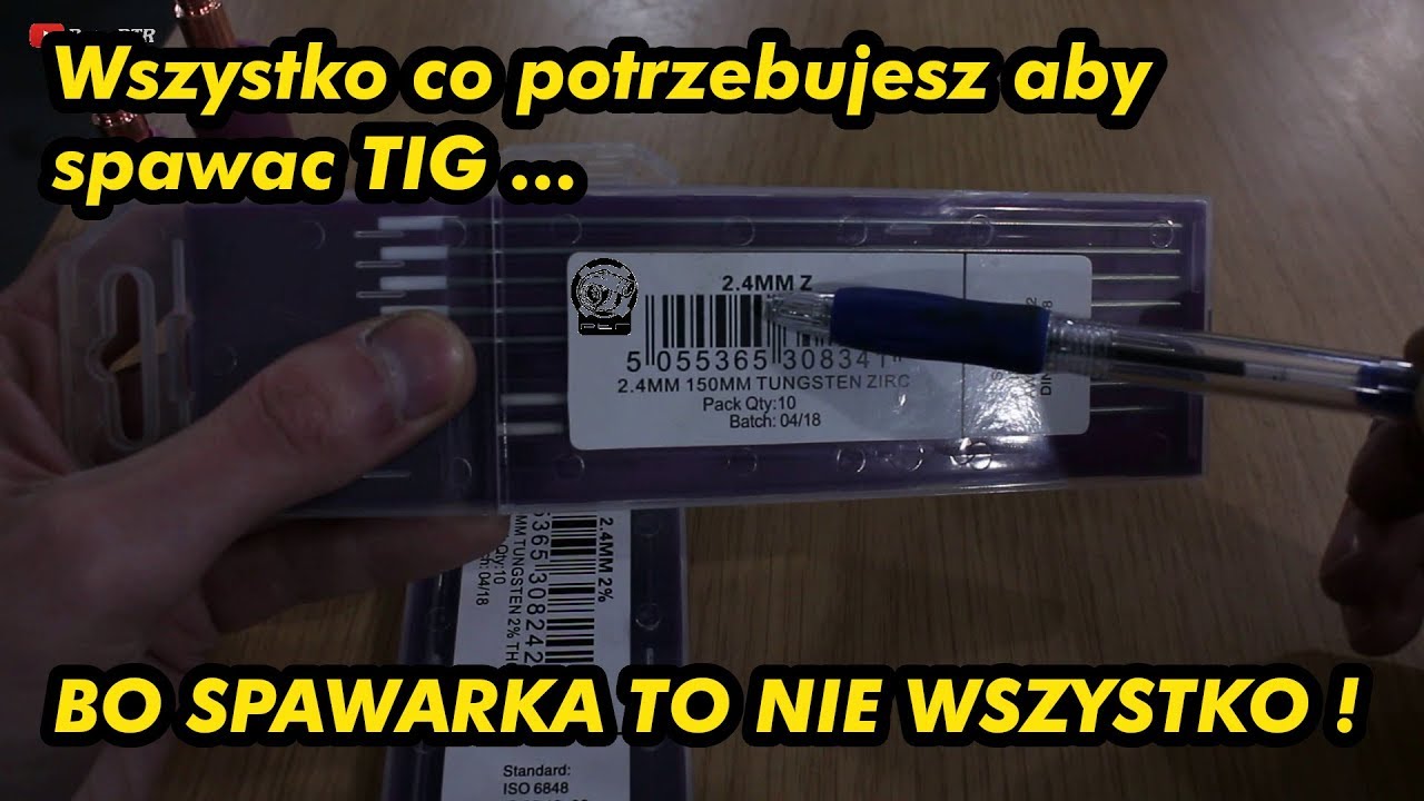 Wszystko co potrzebujesz aby spawac TIG ... Bo spawarka to nie wszystko !