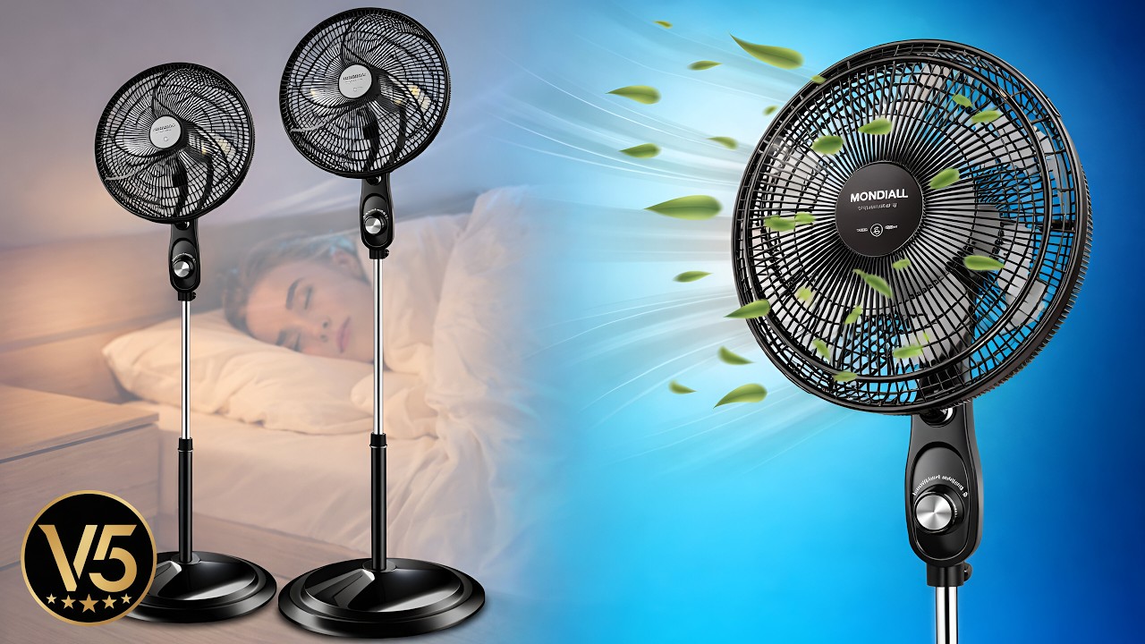🌀💨❄️🛌💤 VENTILADOR DE COLUNA MONDIAL SUPER POWER 40CM 6 PÁS 140W 🌙😴
