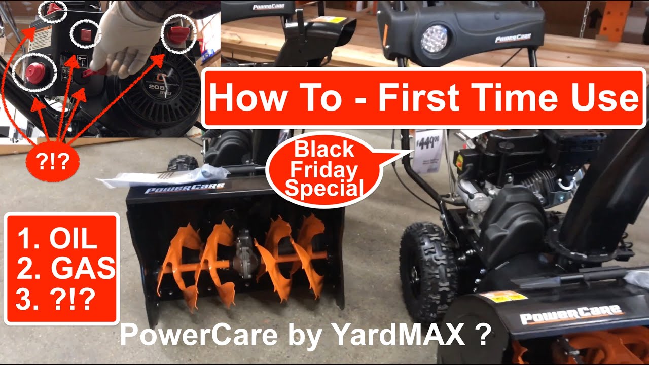 1st Startup - Starting a Brand New Snowblower! Must Do & Learn before operating a new snowblower