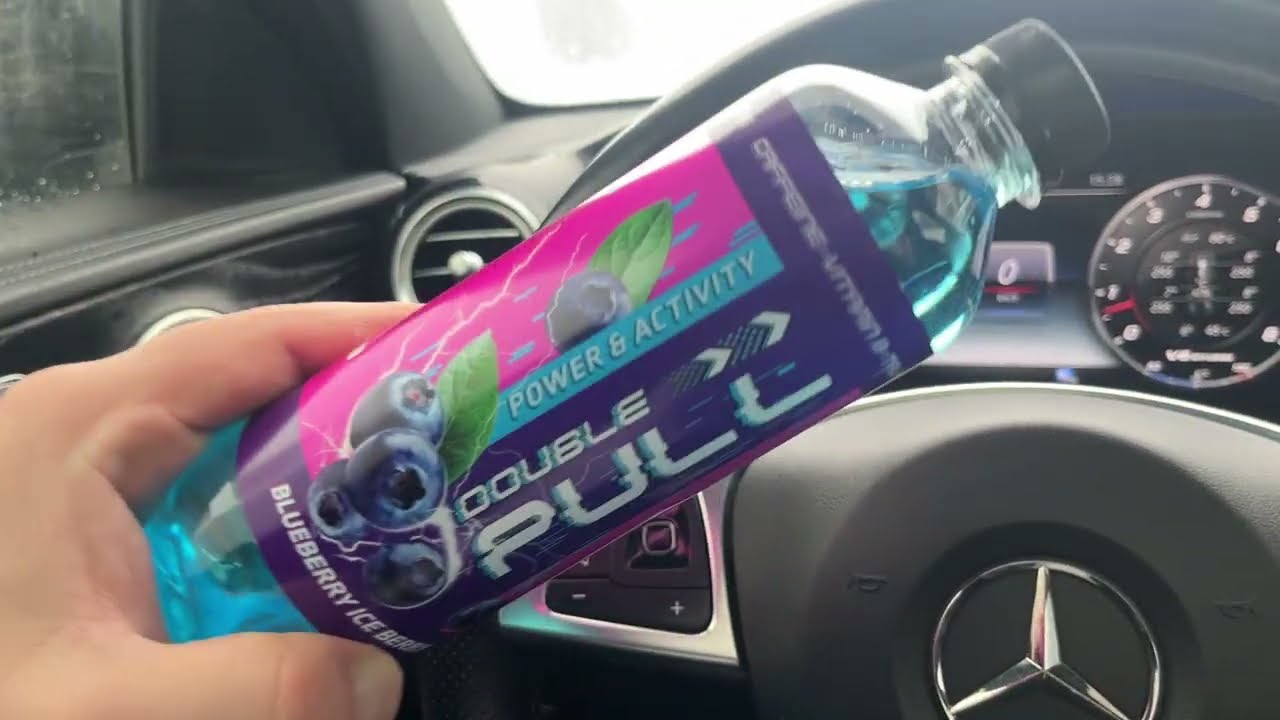 DOUBLE PULL Blueberry Ice Berry Energy Drink