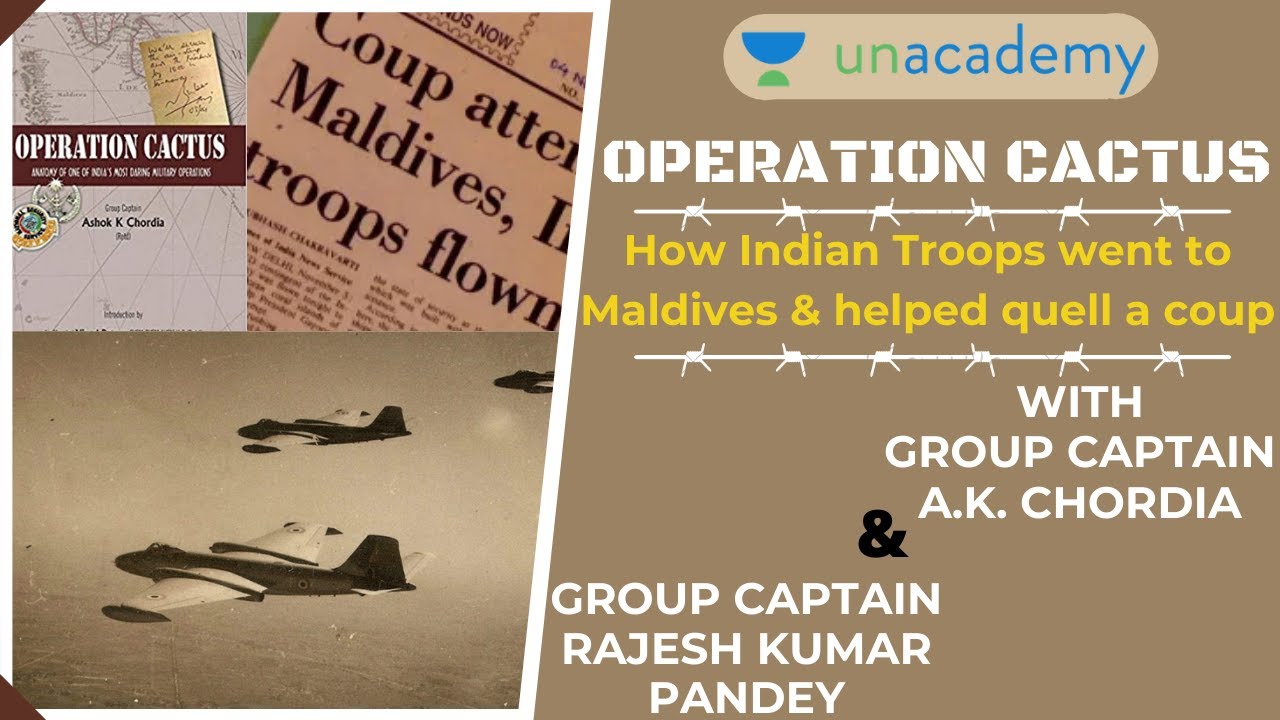 Operation Cactus-How Indian Troops went to Maldives & helped quell a coup | Group Captain AK Chordia