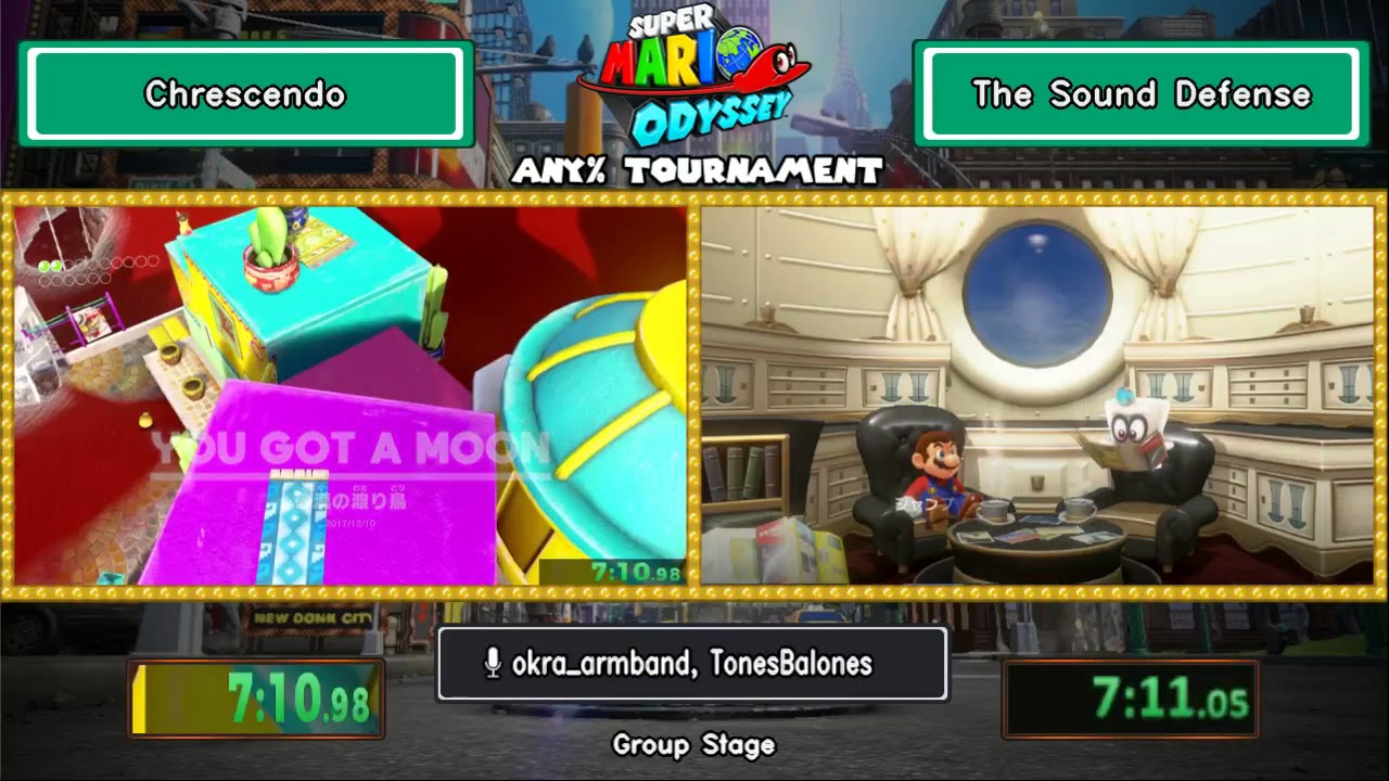 Chrescendo vs The Sound Defense. SMO Any% Tournament 2017