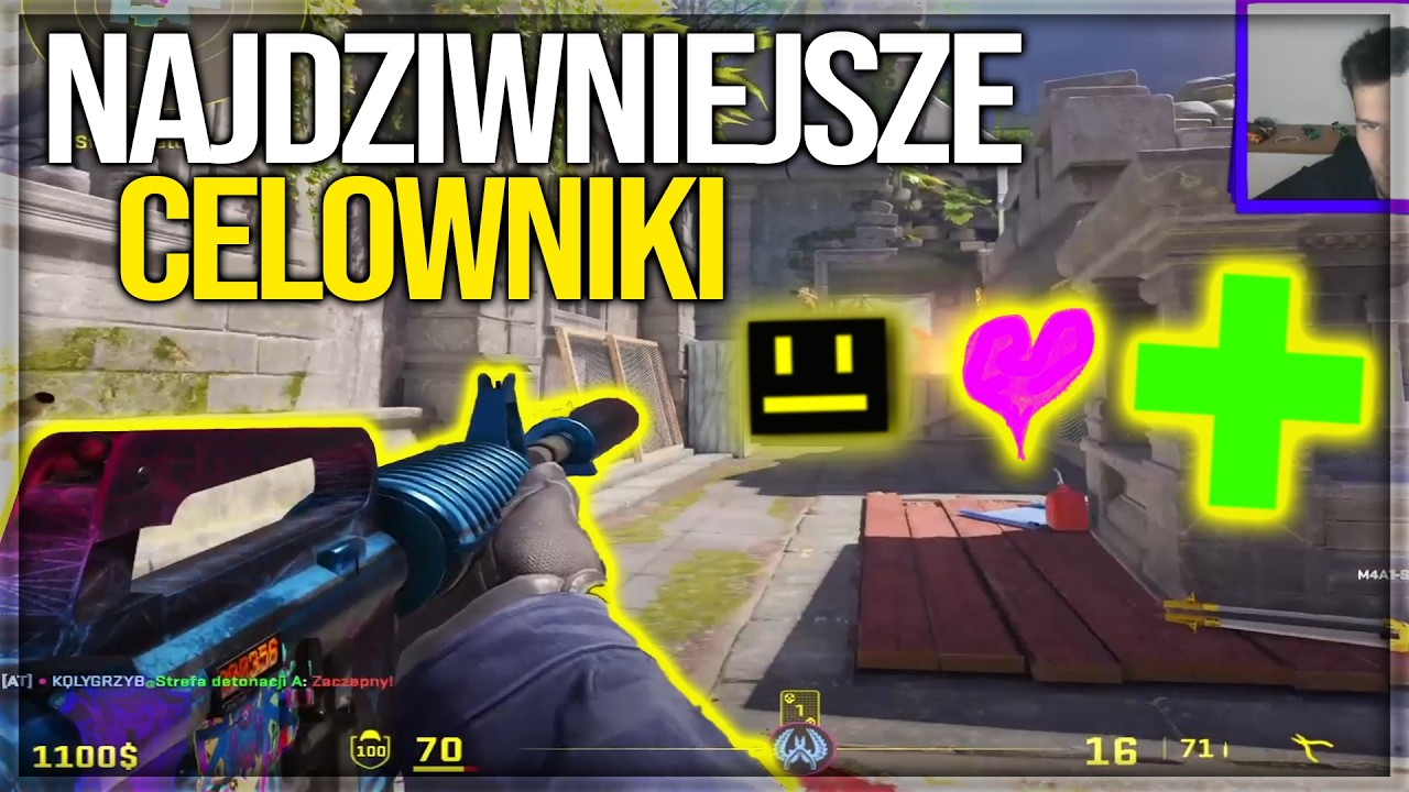 ZAGRAŁEM NA NAJDZIWNIEJSZYCH CELOWNIKACH W CS2!