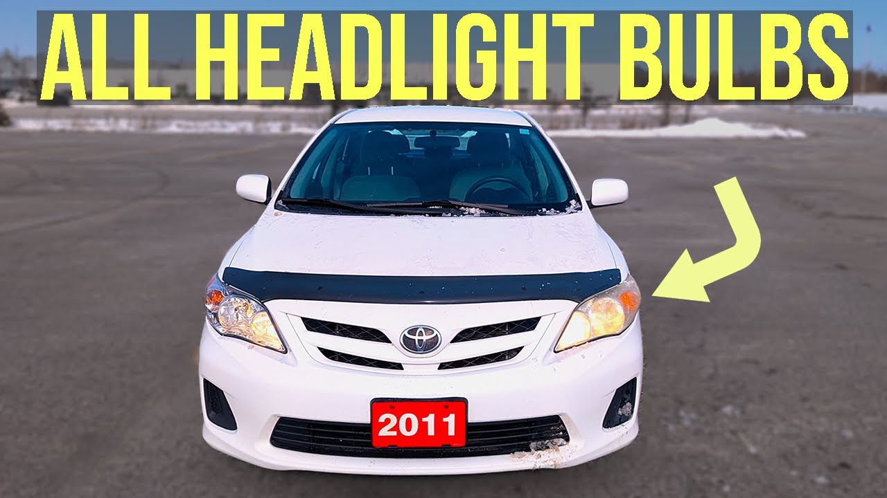 How to Replace Headlight Bulbs - Toyota Corolla (2009-2013)