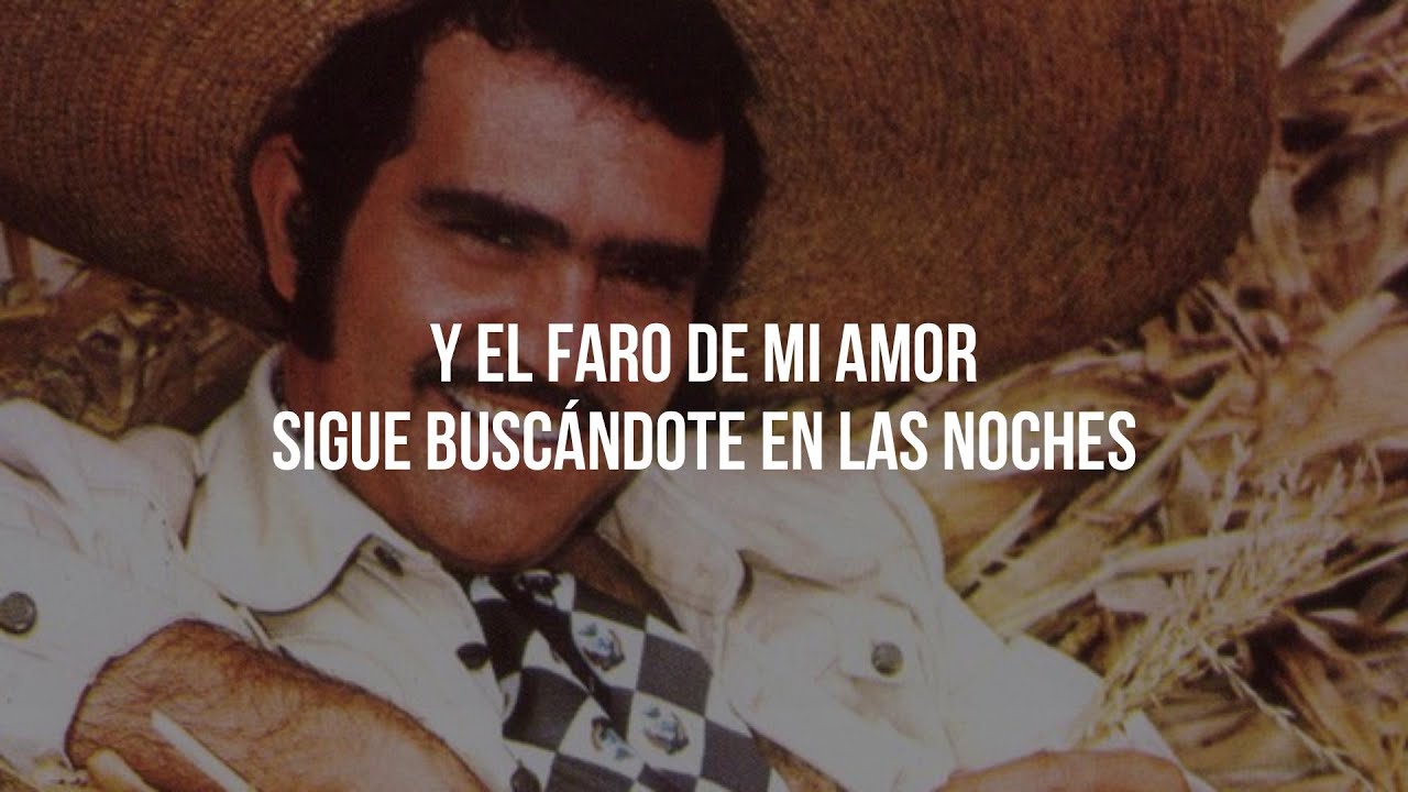 Vicente Fernández - Golondrina Presumida (Letra/Lyrics)