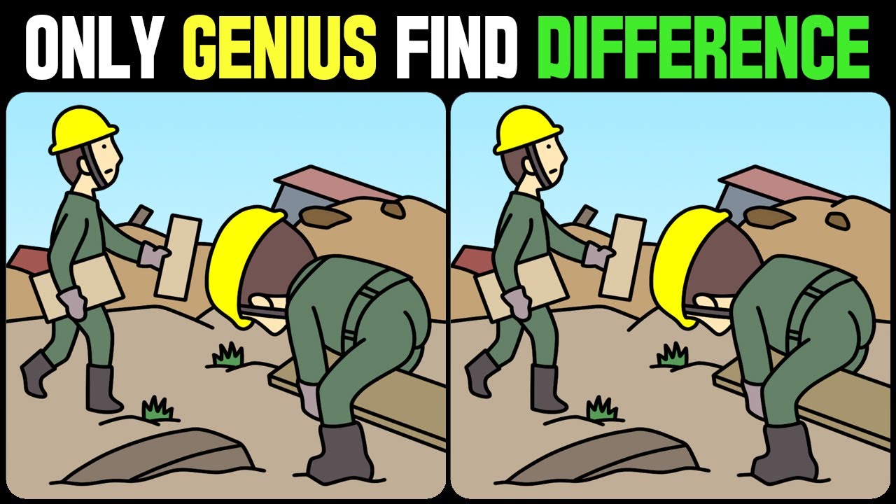 Spot The Difference : Only Genius Find Differences [ Find The Difference #438 ]
