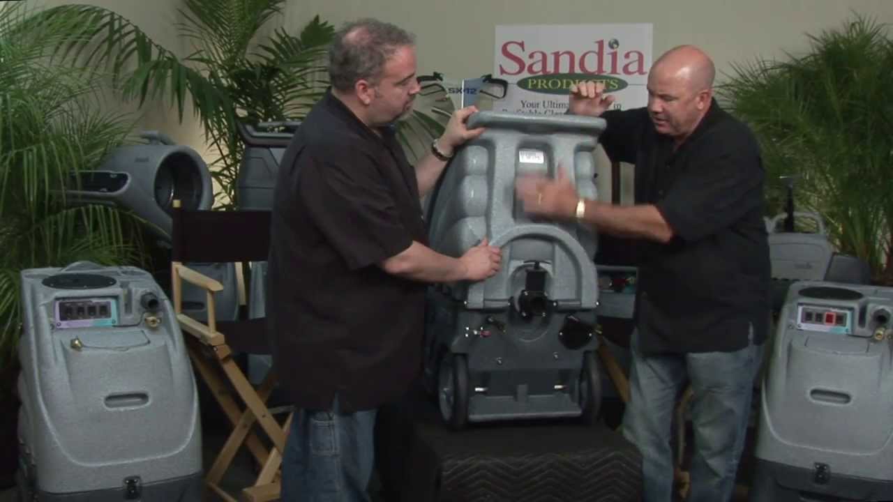 Sandia Products - 12-Gallon Sniper Carpet Extractor Features and Benefits