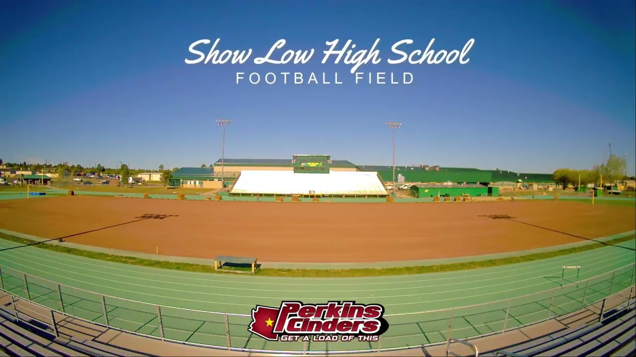 (Time-Lapse Focus): Show Low High School Football Field Transformation - by Perkins Cinders