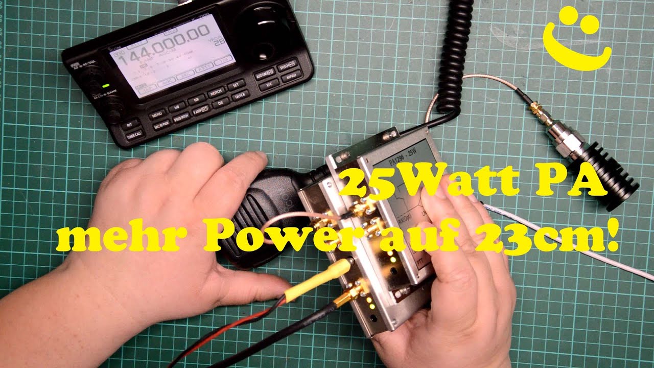 QRV auf 23cm Band   Vorstellung 25Watt PA von SG Lab com