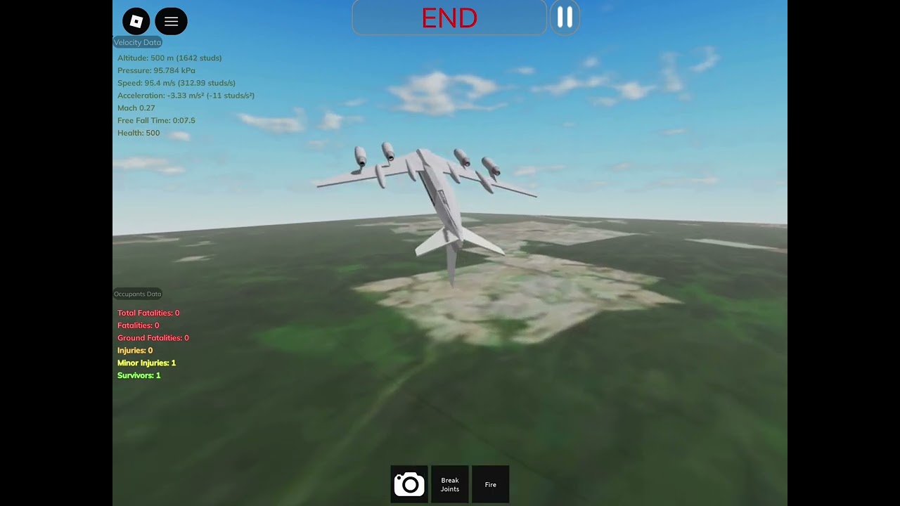 The Comet Breaks Up Mid-Air