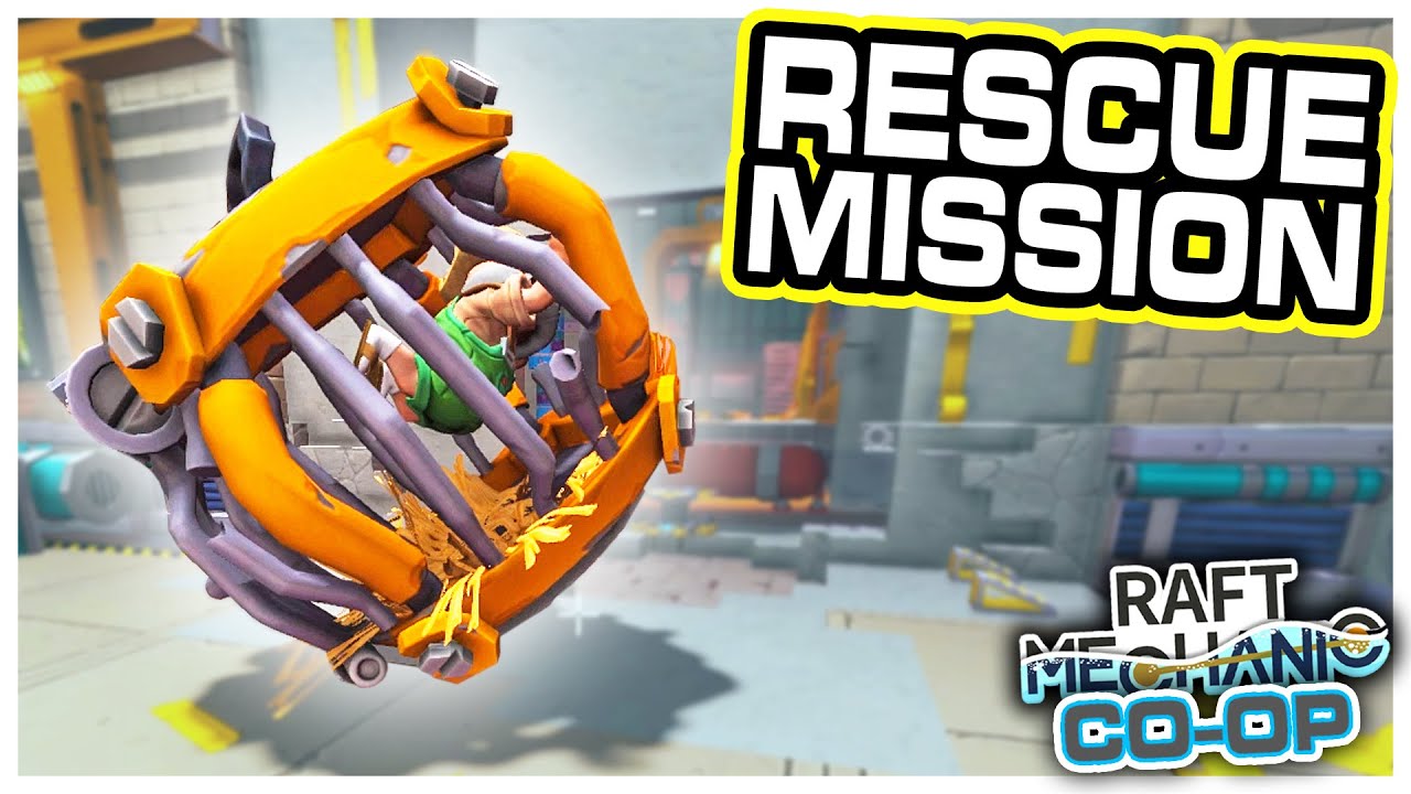 СПАСЕНИЕ фермера со склада с помощью гарпунных ружей! (Scrap Mechanic Raft Co-op, Эпизод 10)