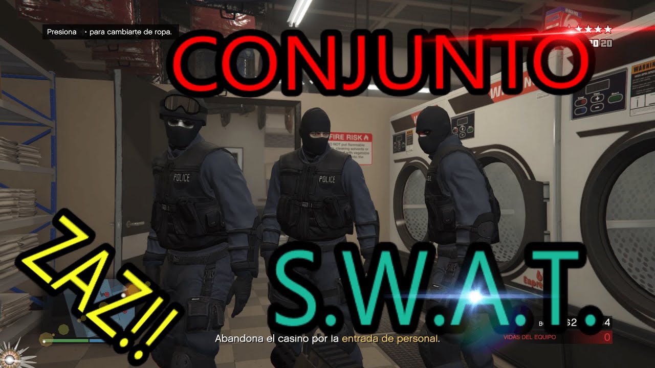 *ZAZ/NEW-NUEVO COMO OBTENER EL CONJUNTO S.W.A.T. (NOOSE) PARA (XBOX1/PS4) GTAV 1.50
