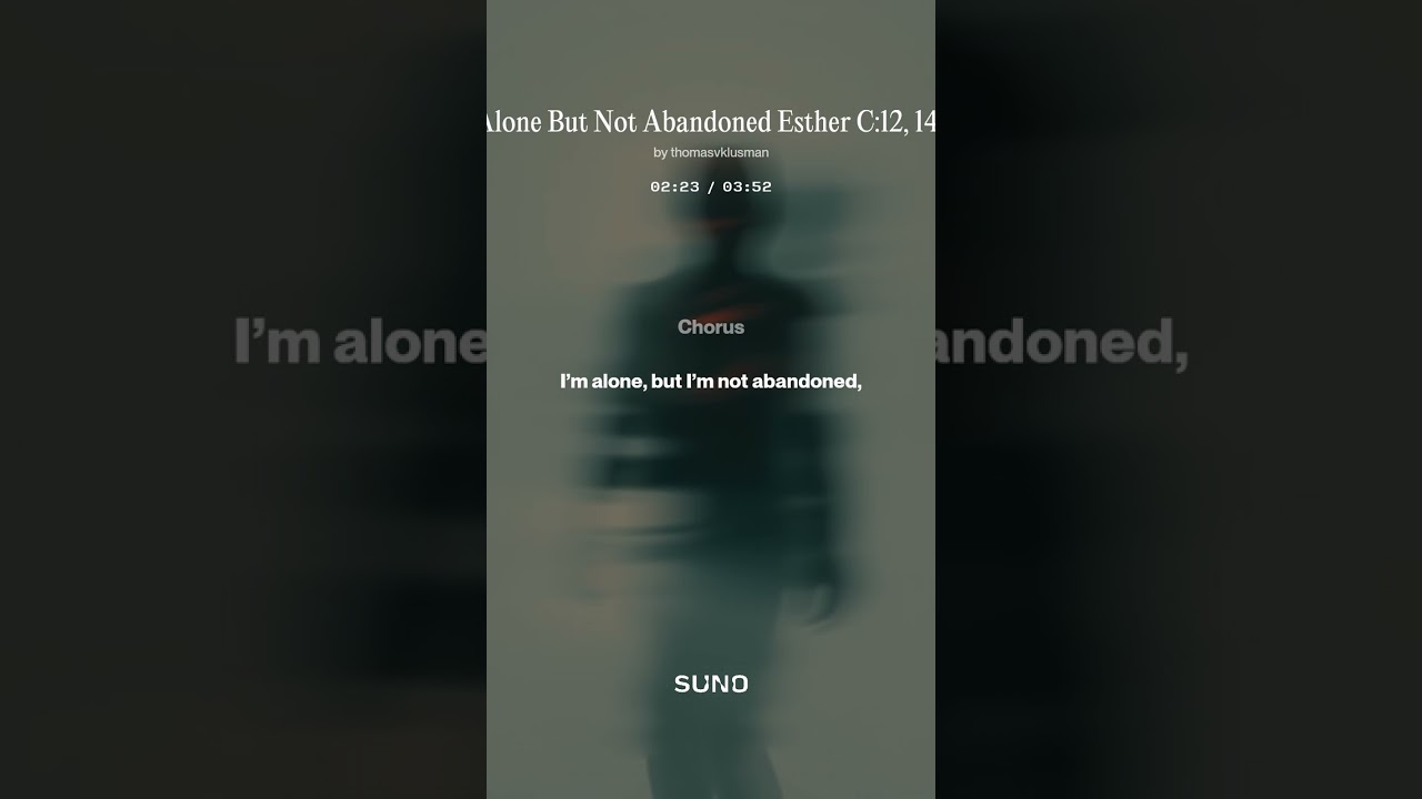 02 26 26 Alone But Not Abandoned Esther C 12, 14 16, 23 25