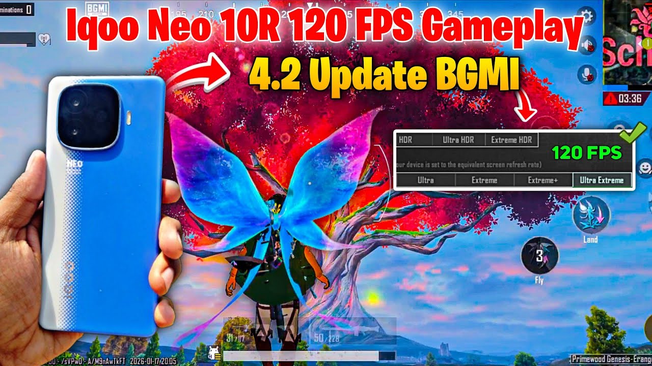 Finally IQOO NEO 10R!!🔥• 120 FPS TEST 🔱• BGMI TEST 💥• BGMI PERFORMANCE 📈• Best for Gaming 30k?