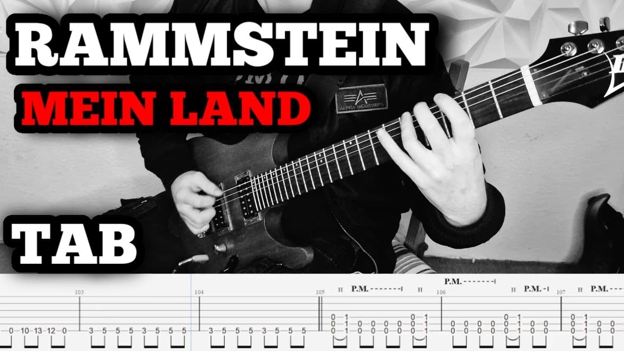 Rammstein - Mein Land | Guitar Cover | TAB
