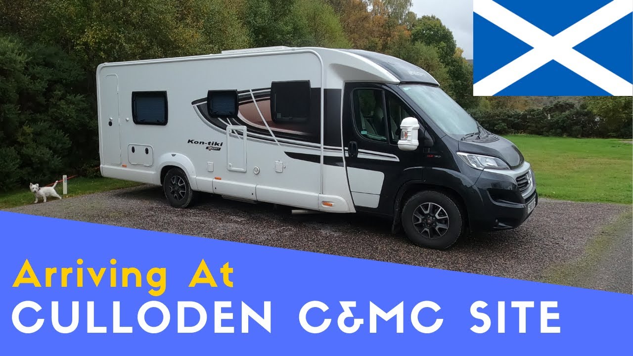 Arriving At Culloden Caravan And Motorhome Club Site