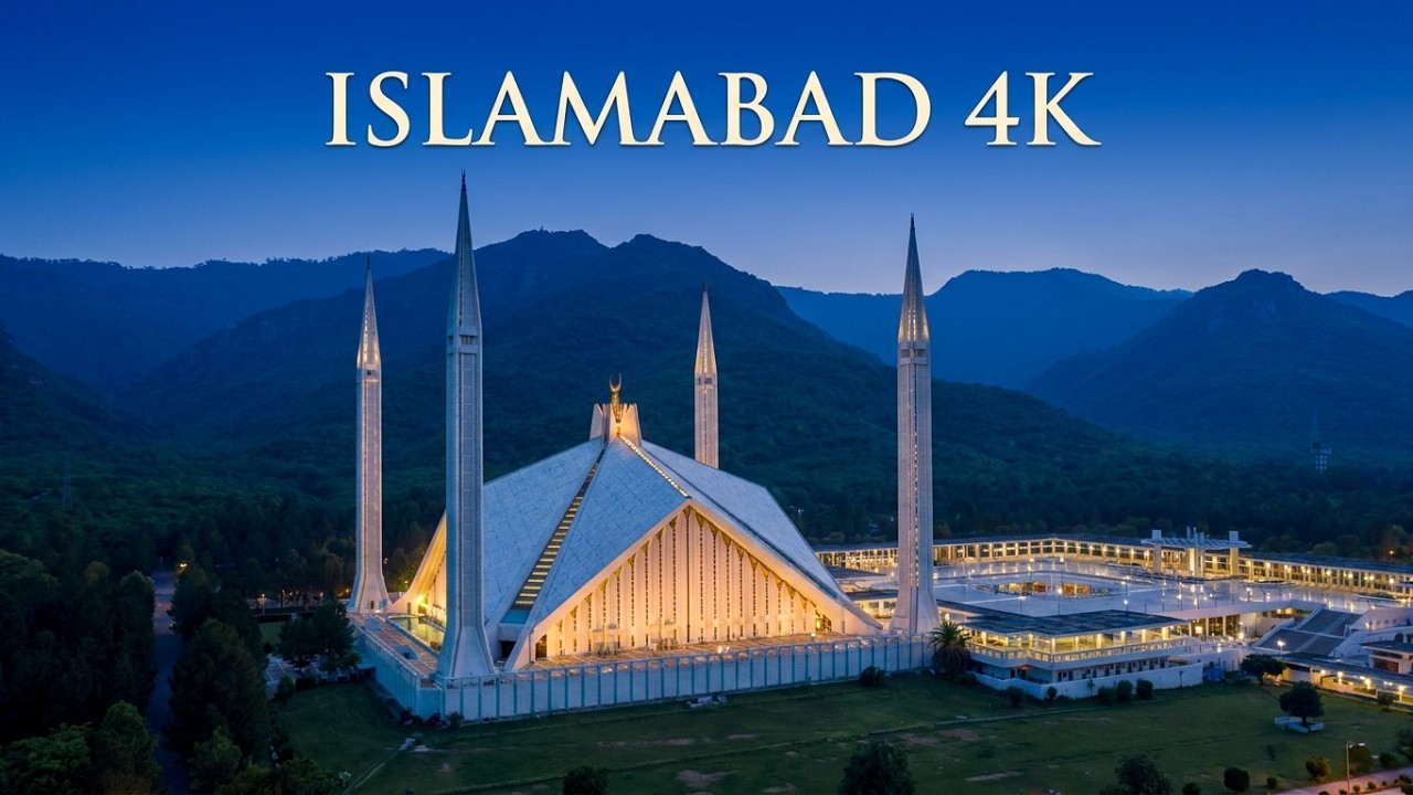Islamabad, Faisal Masjid | 4K | 2020