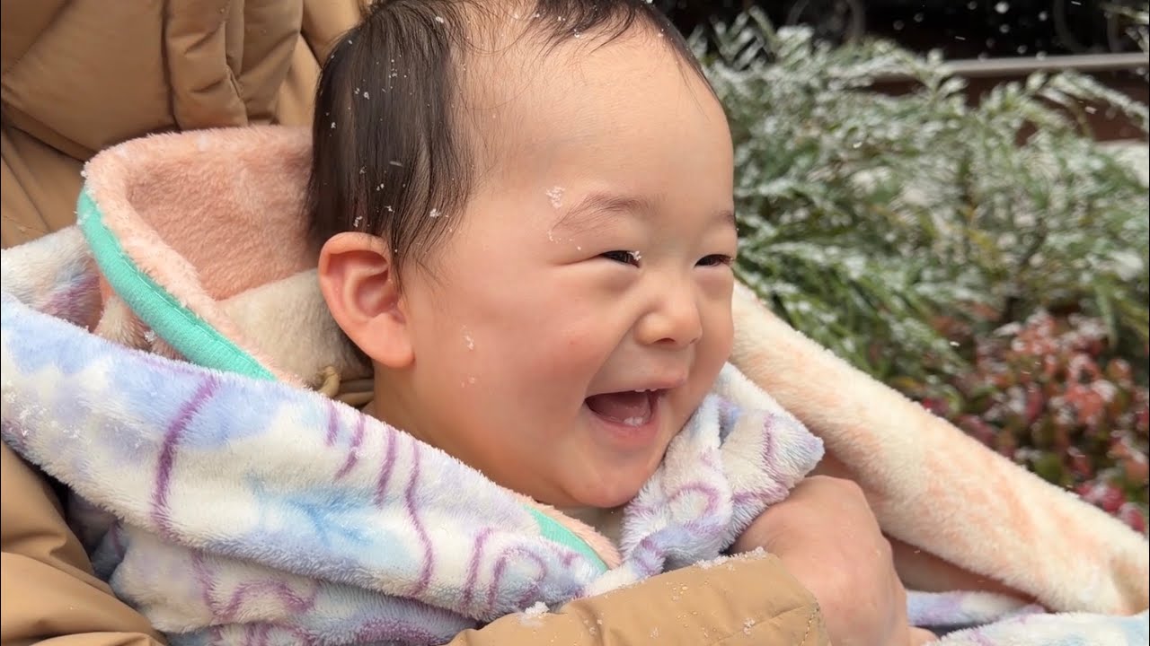 【赤ちゃんvlog｜8ヶ月】初めての雪❄️｜生後257日