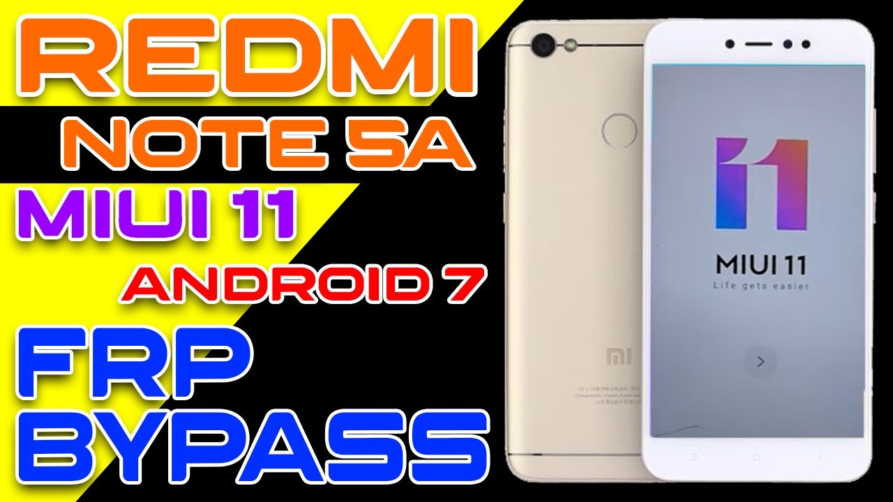 Redmi Note 5A , Note 5A Prime MIUI 11 Android 7 FRP Bypass without PC |  New Method 2025 #frpbypass