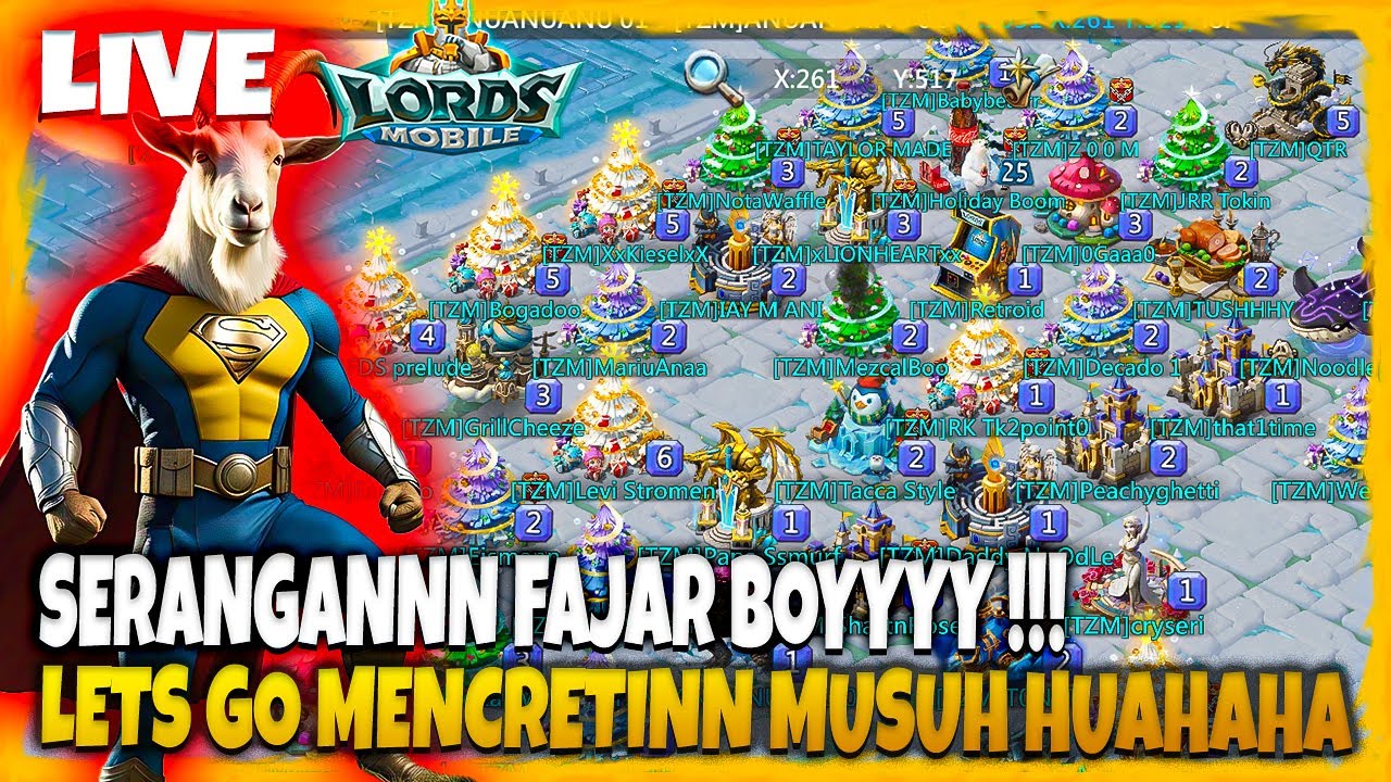 SERANGAN FAJAR BOYY LETS GO MENGGILA !!! - Lords Mobile Indonesia