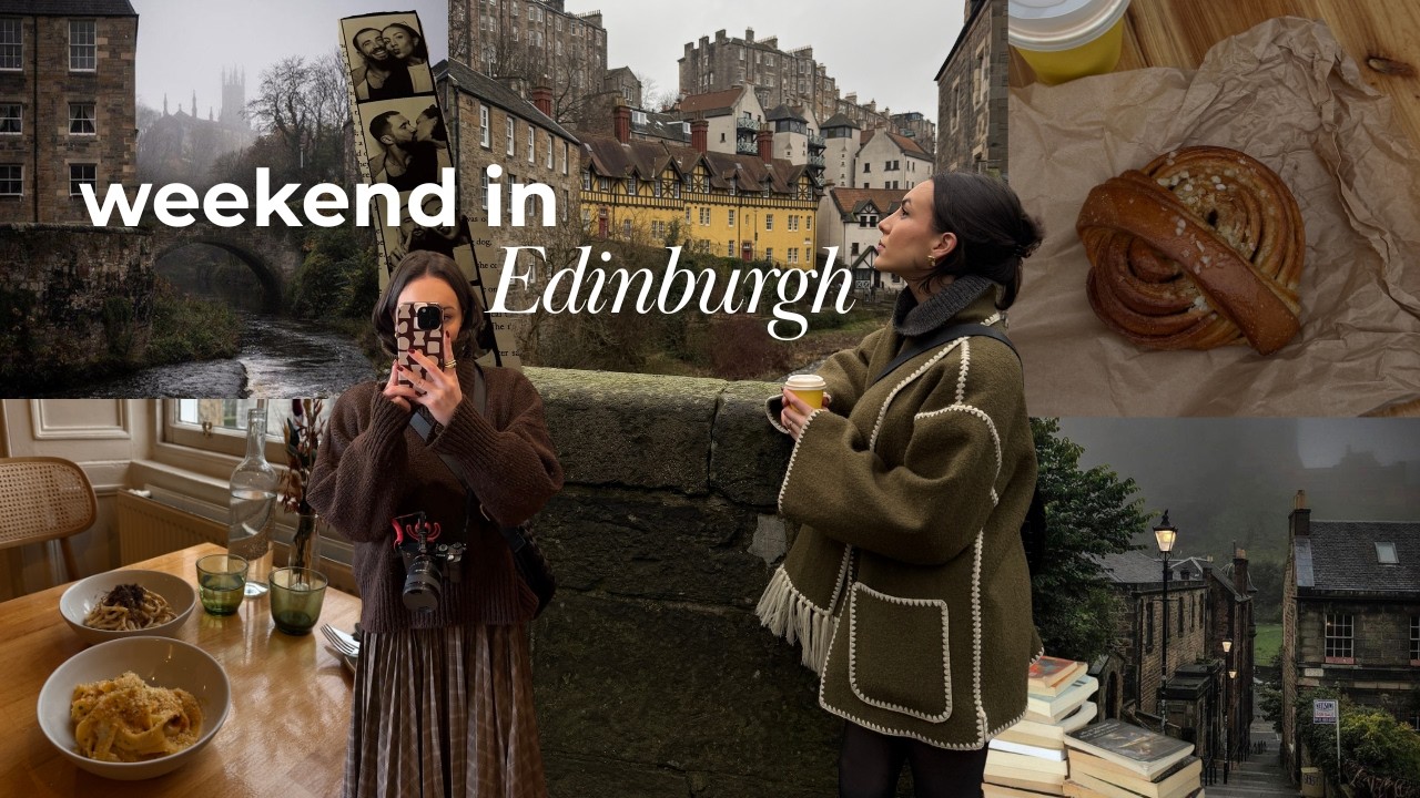 spend a weekend in Edinburgh with me | best food spots, bookshops, cosy cafes