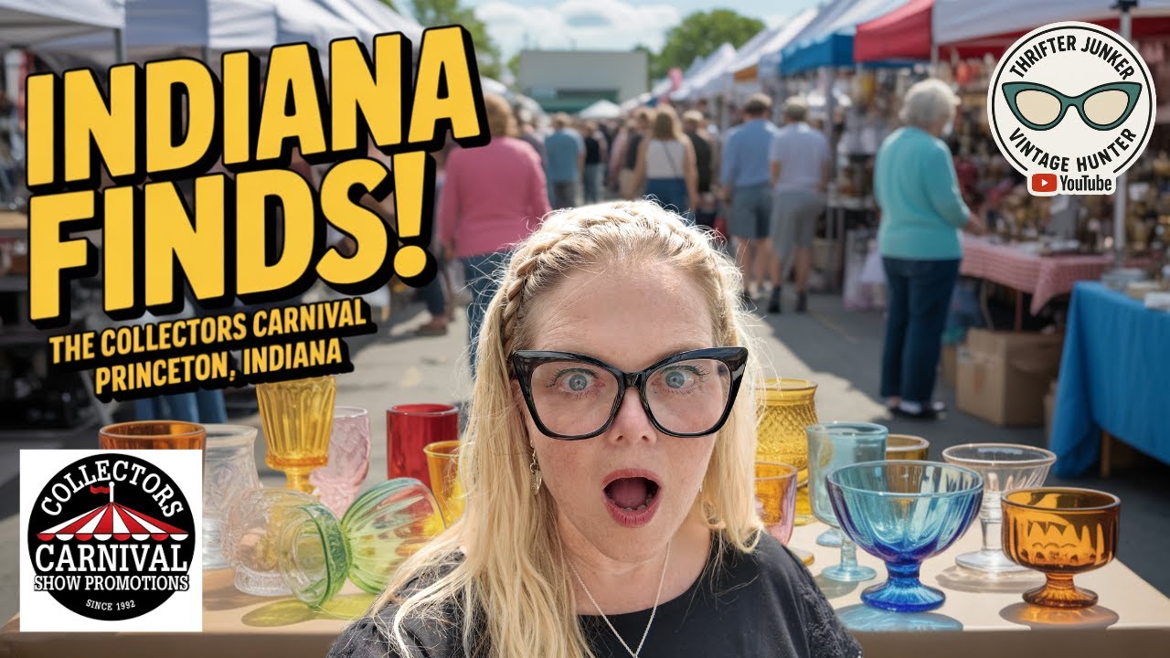 Best Flea Market in Indiana? Shopping Collectors Carnival in Princeton | Antique & Vintage Haul