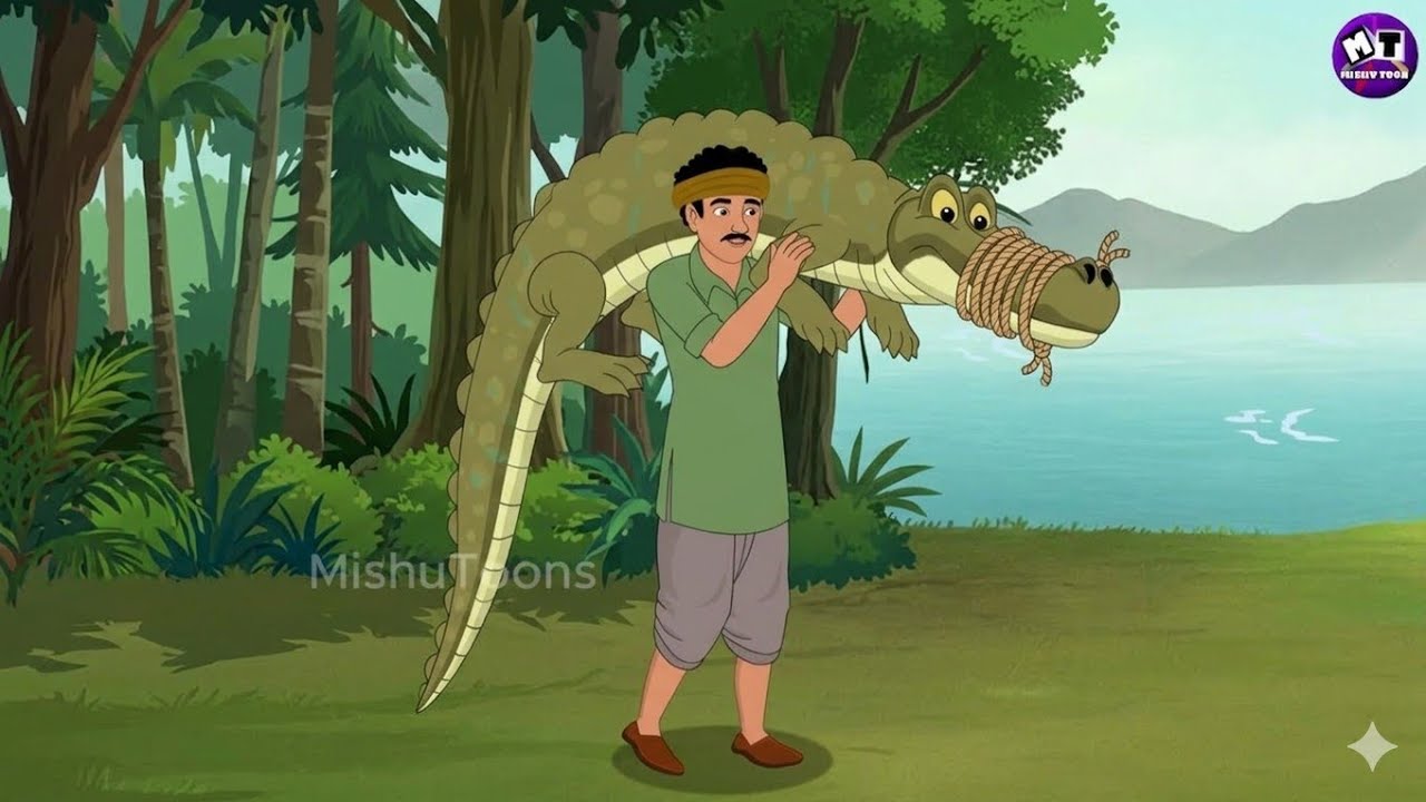 जादुई हथौड़ी और गरीब बाप की कहानी ( हिम्मत की सच्ची कहानी ) | Cartoon Story | MishuToons