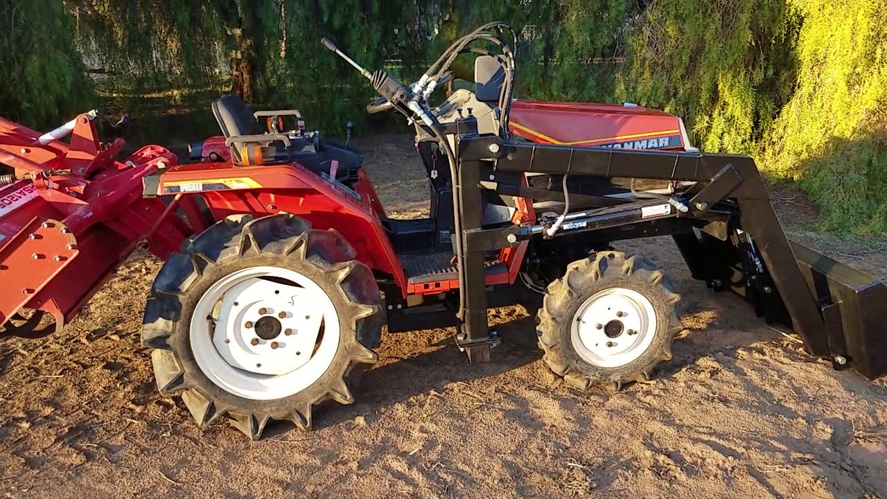 Yanmar F155D 4x4 used compact tractor for sale by Toughtractors.com