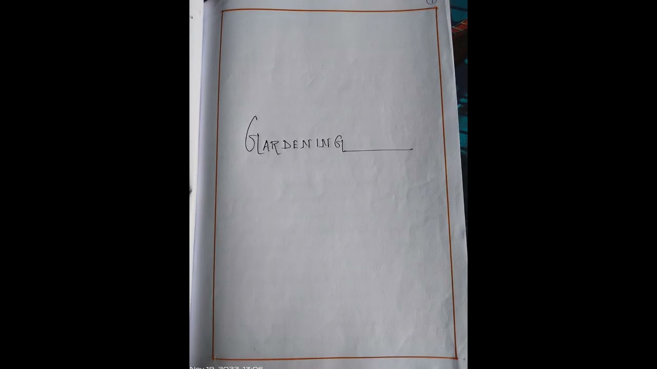 B.Ed 3rd Sem School Internship- Community Based Activities any 3(Gardening, Cleaning, SUPW) English