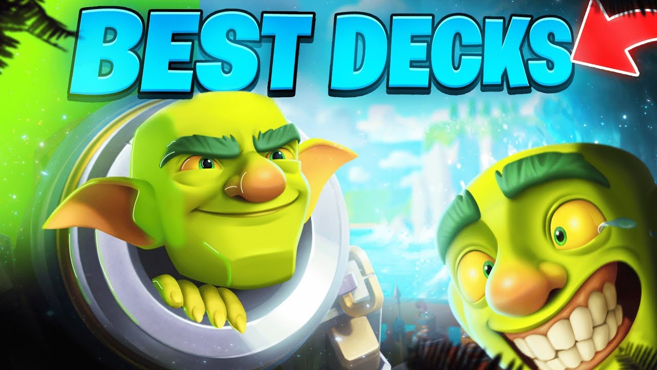 Les 5 MEILLEURS DECKS avec le MORTIER EVOLUTIF sur Clash Royale !