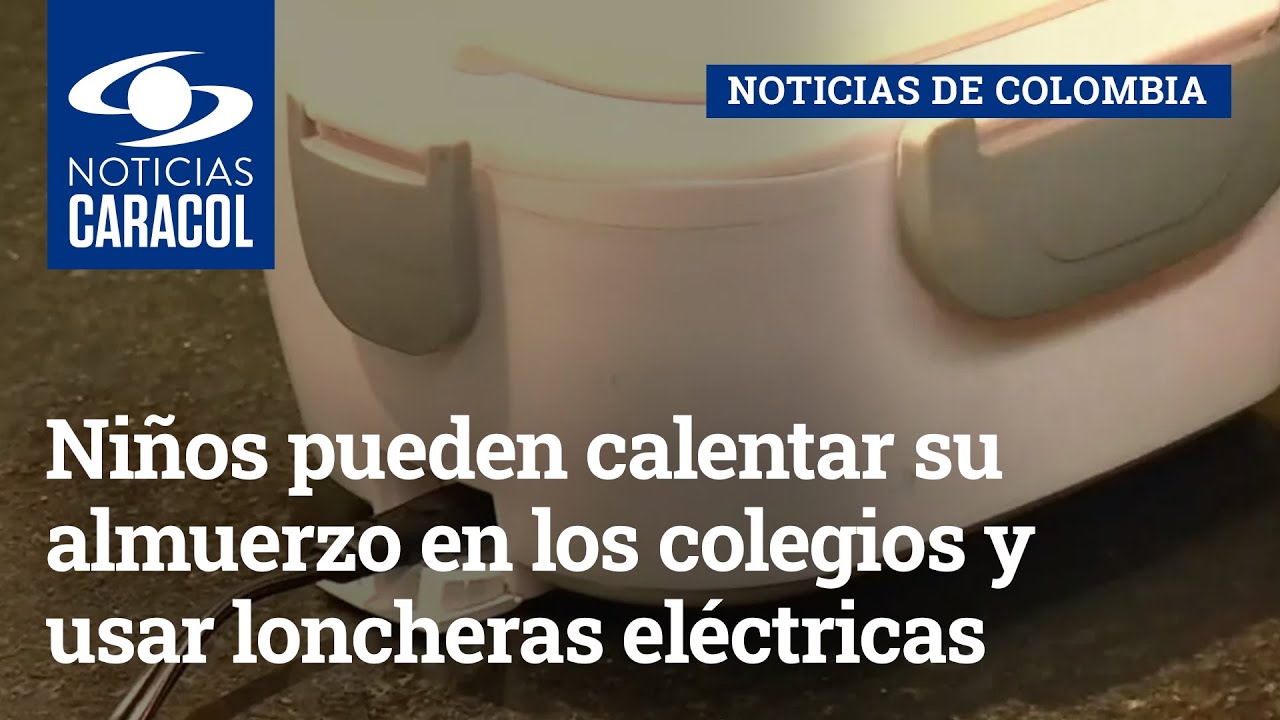 Niños pueden calentar su almuerzo en los colegios y usar loncheras eléctricas