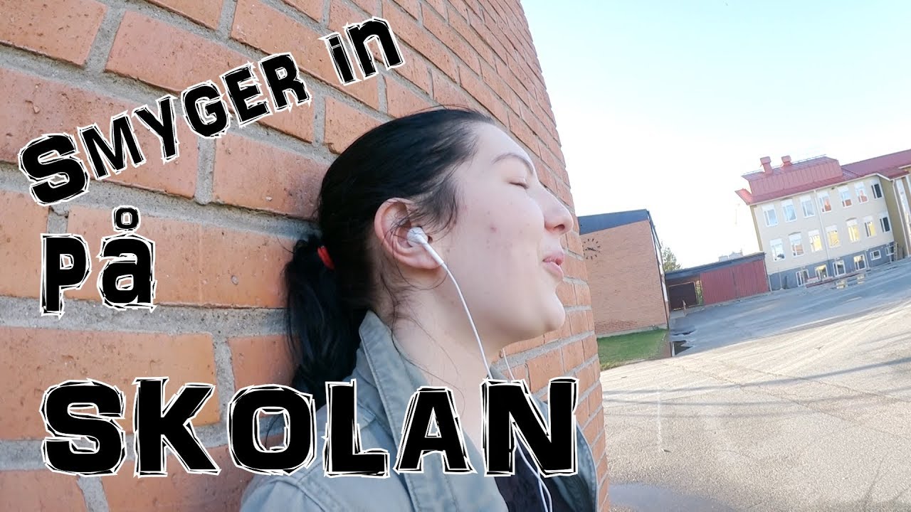 Smyger runt på min skola 😱😇