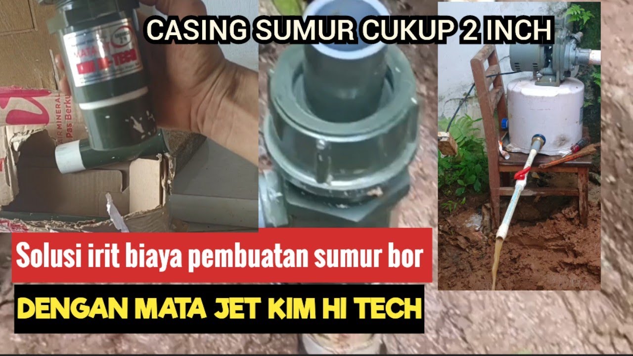 Cara Pasang Mata jet KIM HI TECH UNTUK SUMUR BOR @Rayudi Channel