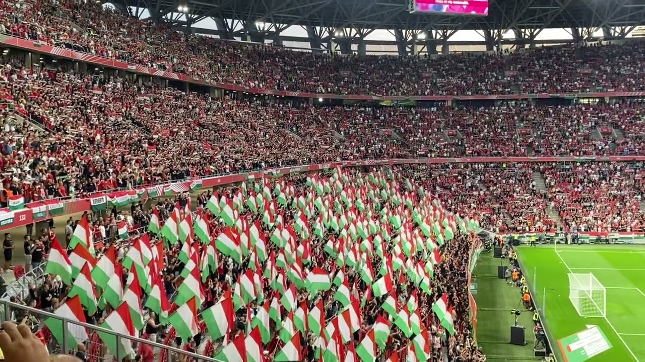 A Magyar Himnusz Magyarország-Litvánia 2:0 EB selejtező, 2023.06.20 Puskás Aréna, Budapest