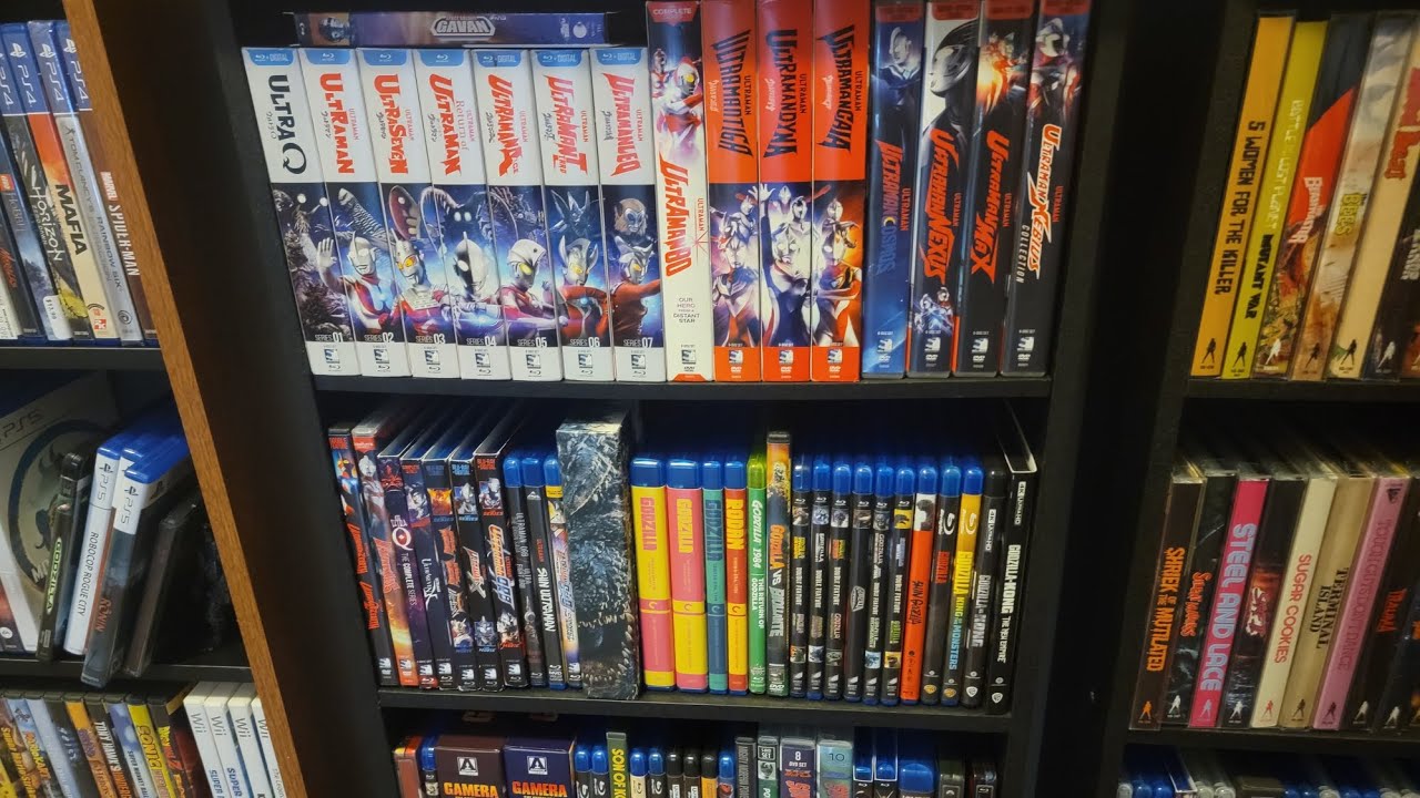 My Complete Tokusatsu / Kaiju Blu Ray + DVD Collection 2025