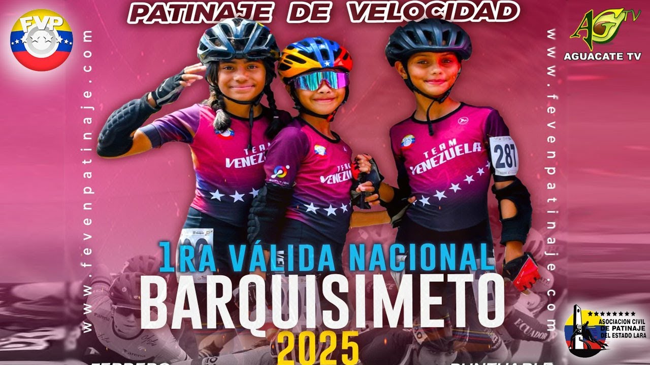 1ra Valida Nacional Patinaje de Velocidad / Barquisimeto 2025 / Dia 1