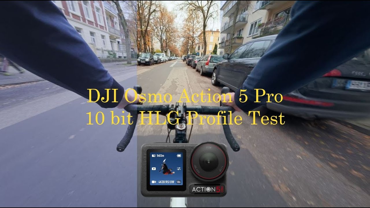 Autumn Bicycle Ride in Harburg | DJI Osmo Action 5 HLG 10 Bit Camera Test ASMR