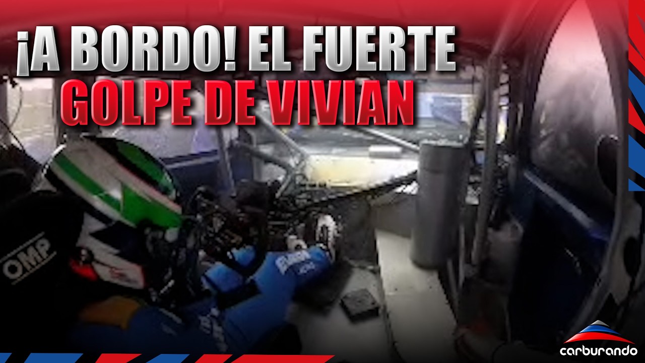 TC2000 | A bordo: así fue el fuerte golpe de Vivian en el entrenamiento 1