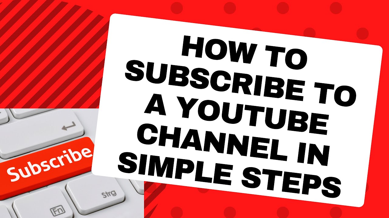 How To Subscribe To A Youtube Channel In Seconds!