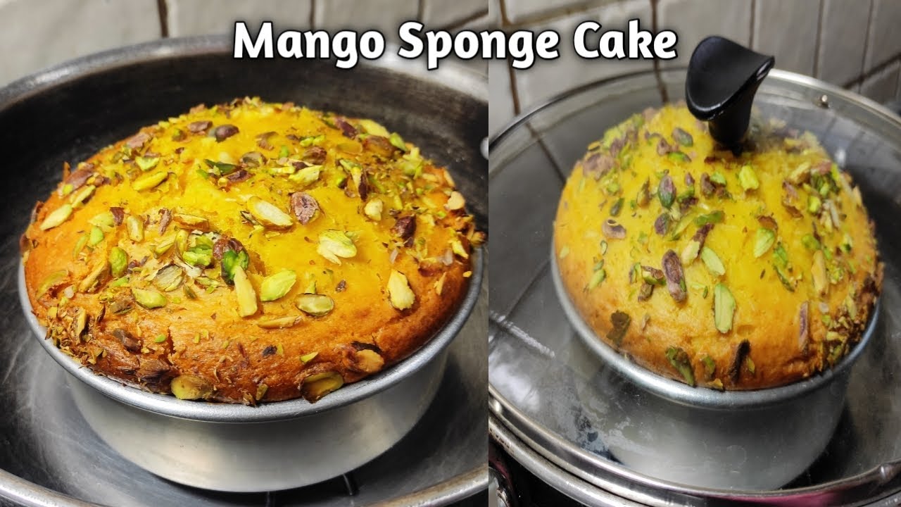 Mango Cake | Eggless Mango Cake Recipe | Mango Sponge Cake | How To Make Best Mango Cake