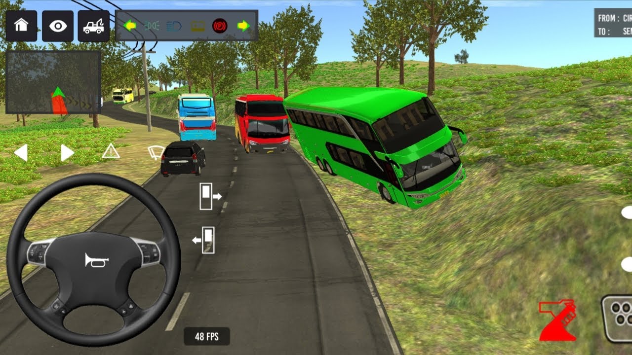 😱New Euro Coach Bus  Simulator indonesia || Bus simulator indonesia || #bussimulatorindonesia #games
