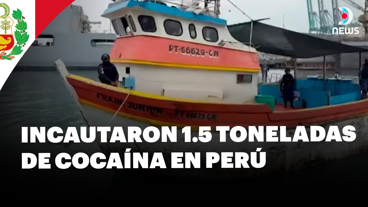 🇵🇪 Narcotráfico en Latinoamérica: Incautaron 1.5 toneladas de cocaína en Perú | DNews
