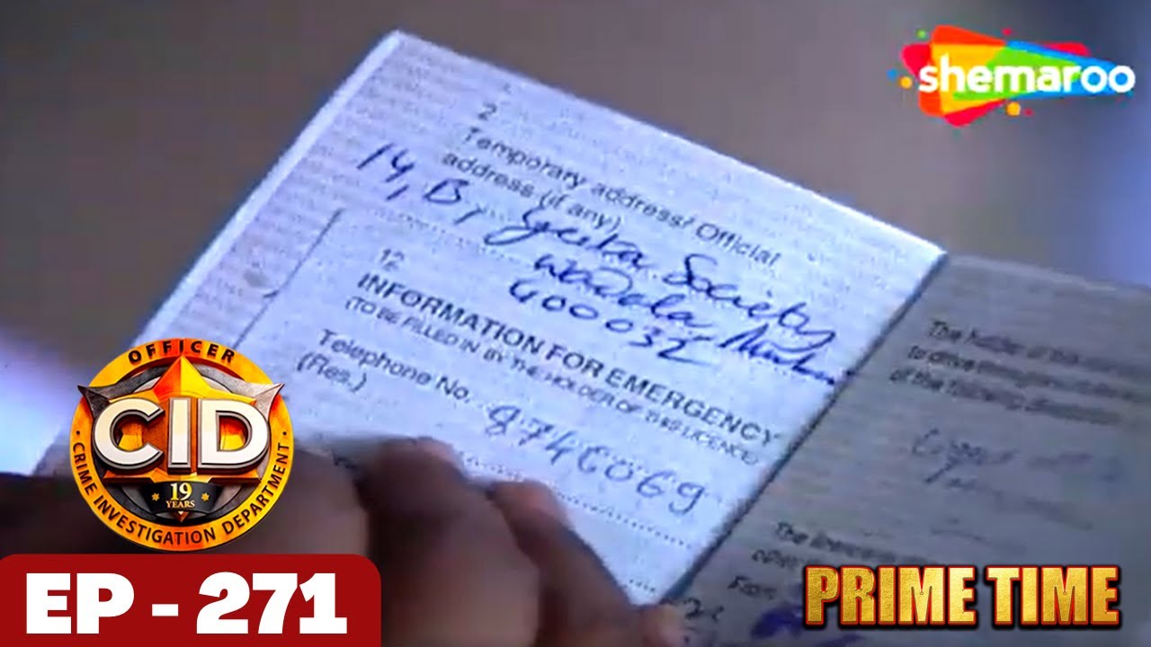 CID - सीआईडी | Full Episode 271 | Crime. Mystery. Detective Series | Case Of Red Rain Part- I