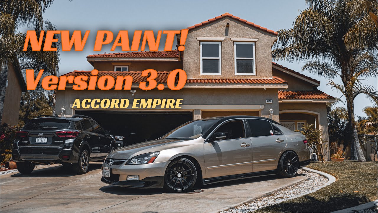 Honda Accord get NEW PAINT JOB!