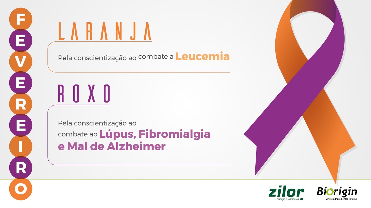 Fevereiro Roxo e Laranja - Alzheimer