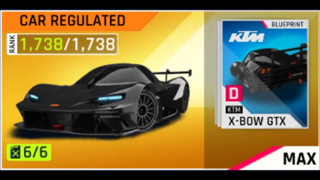 Asphalt 9| Slower than Leaf Nismo! KTM X-Bow GTX [Golden MAX] test